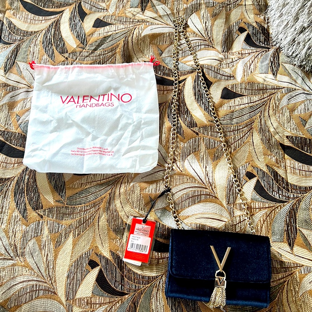 Valentino Navy Crossbody Bag
